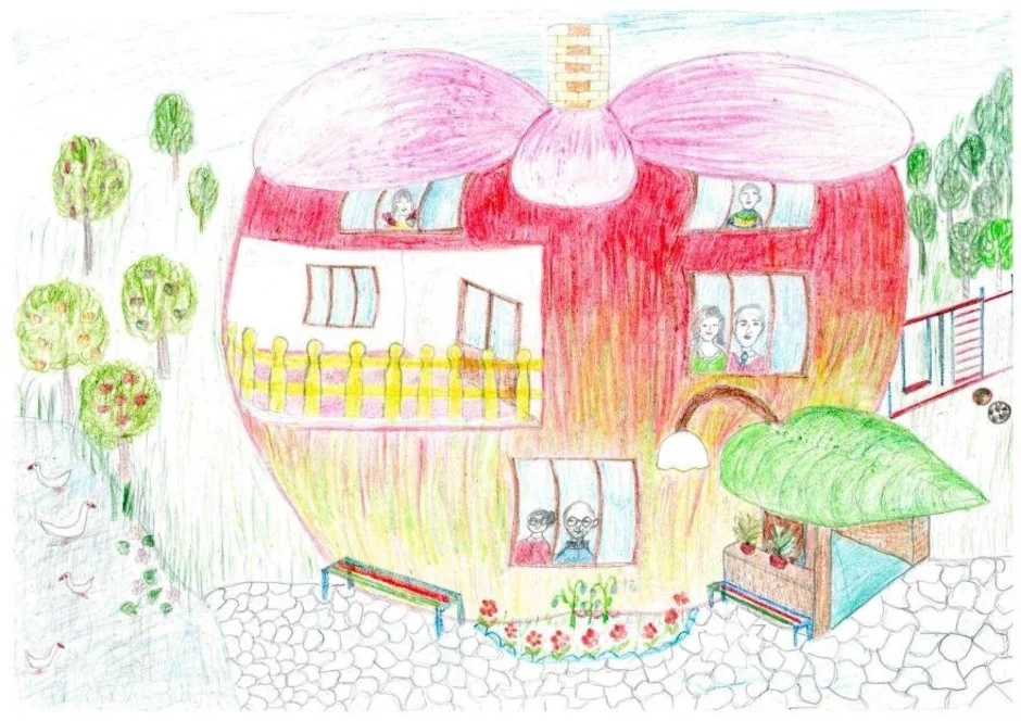 Мой дом мой образ жизни рисунок. Рисование на тему дом. Детские рисунки домов. Детские рисунки домик. Рисунок мой дом.