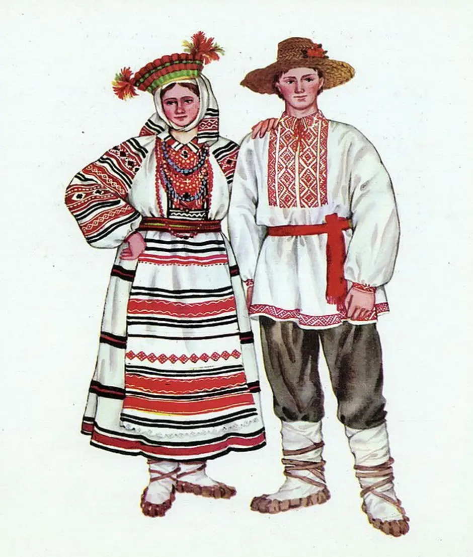Белорусский костюм 19 века