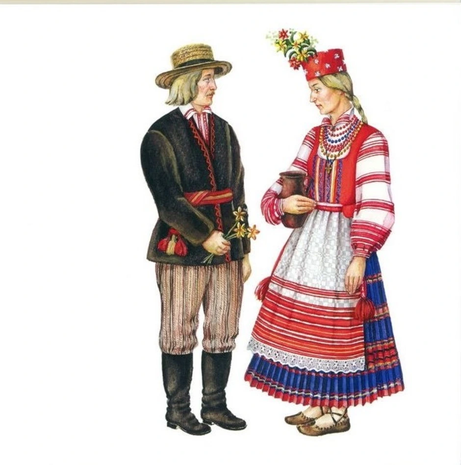 Национальный костюм Витебской губернии