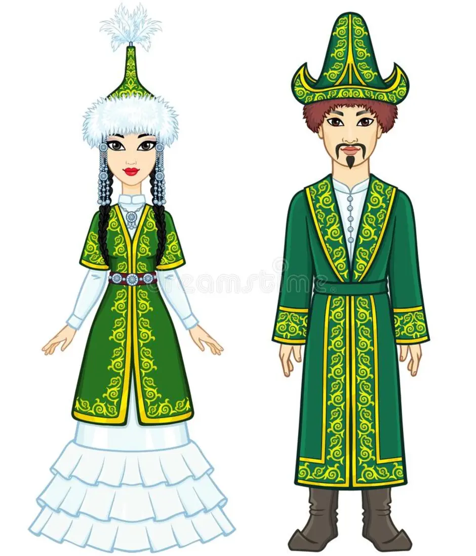 Казахская Национальная одежда для детей