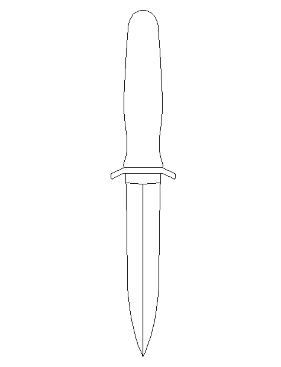 Нож карандашом легко. Boker Applegate-Fairbairn чертеж. (Applegate-Fairbairn) чертеж. Кинжал Эпплгейт-Фэрбэрн чертежи. Нож стилет КС чертеж.