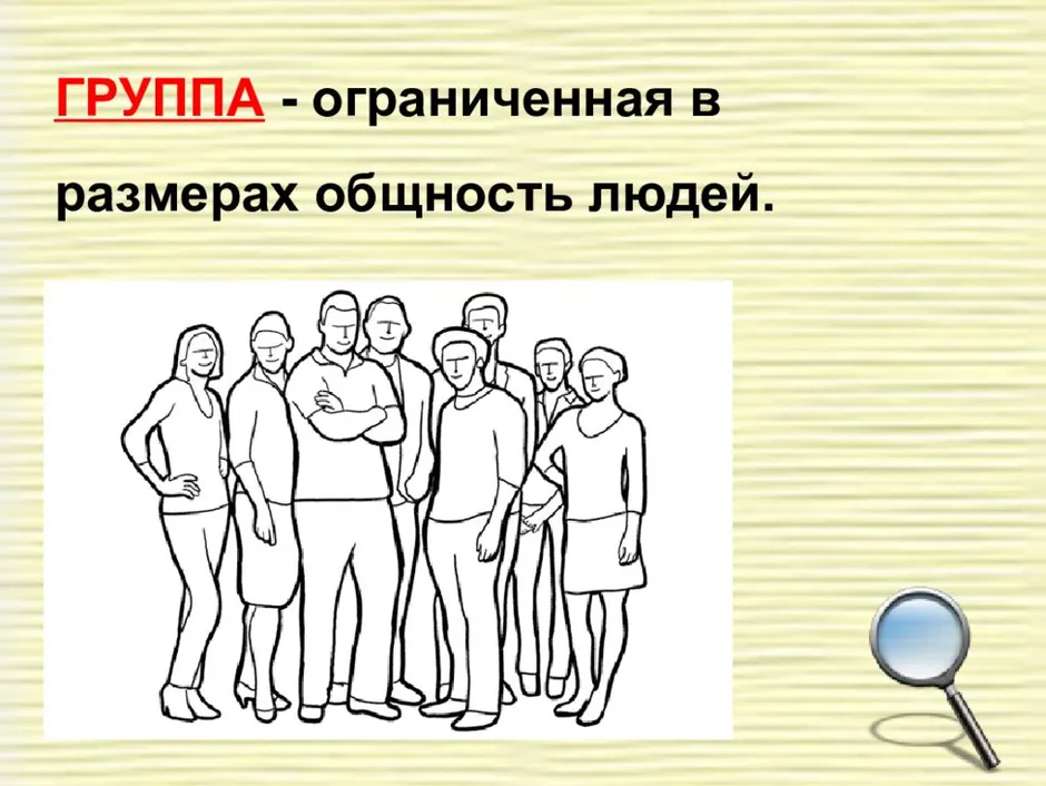 Человек в группе обществознание 6 класс рисунок