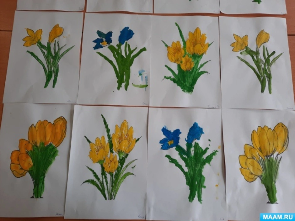Рисование в средней группе на тему цветы. Рисование весенние цветы первоцветы средняя группа. Рисование весенние цветы средняя группа. Рисование первоцветы в средней группе. Рисование первоцветы в младшей группе.