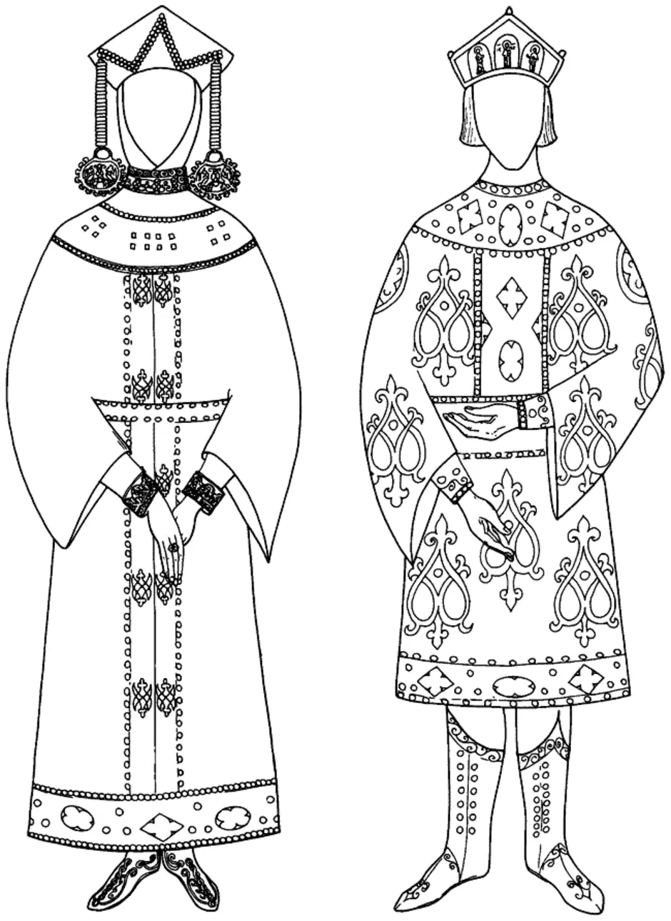 Рисунок орнамент в одежде