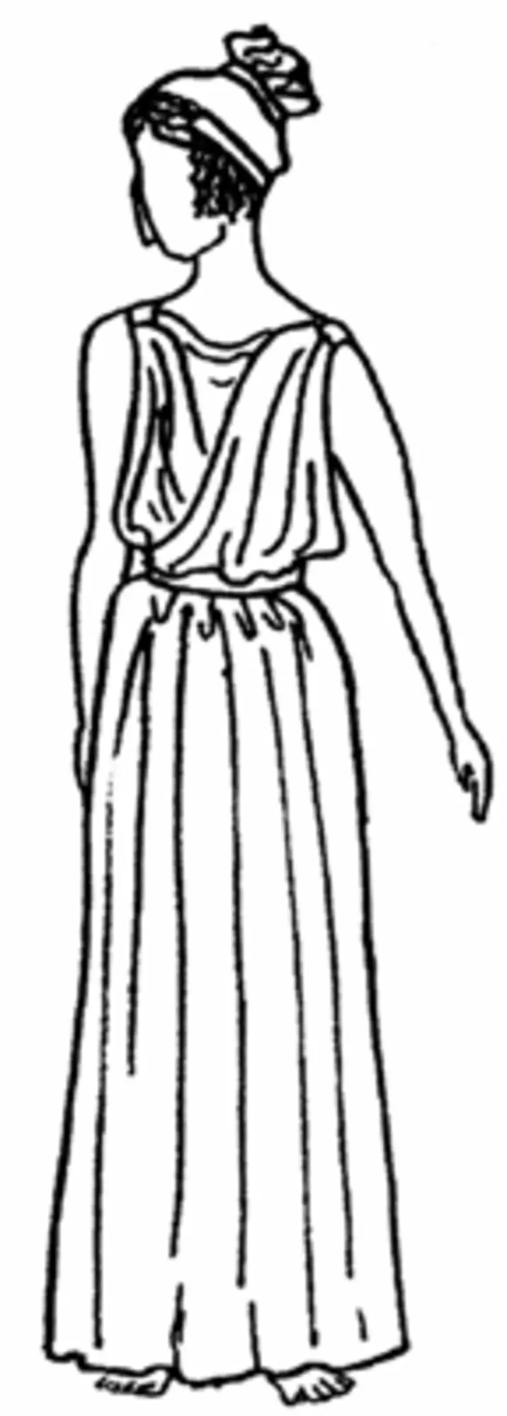 Хитон одежда древней Греции рисунки