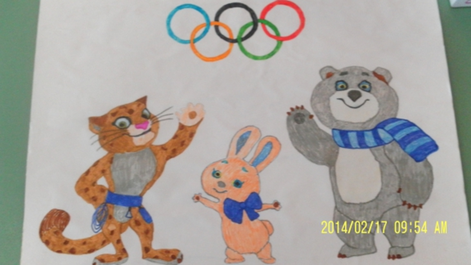 Раскраска Олимпийские игры Распечатать бесплатно