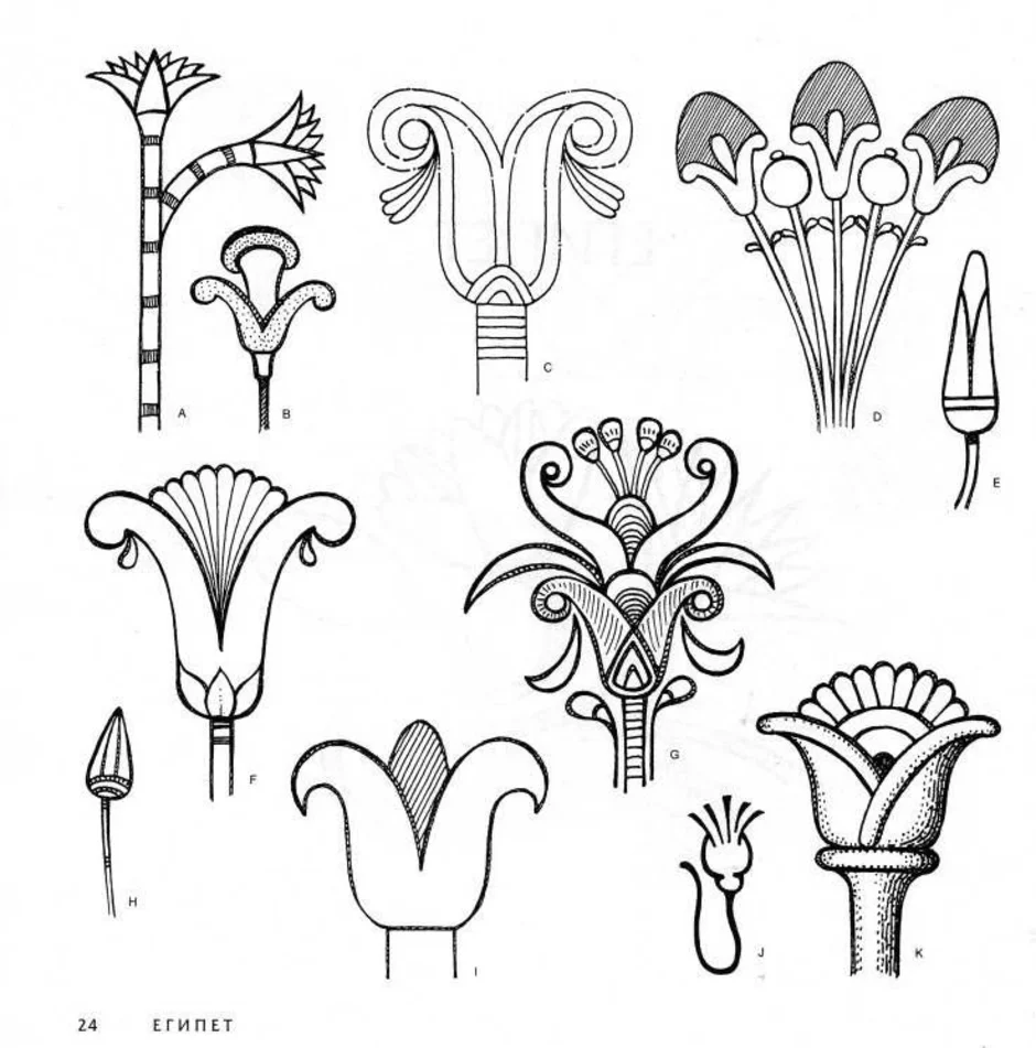 Египетские орнаменты и узоры картинки