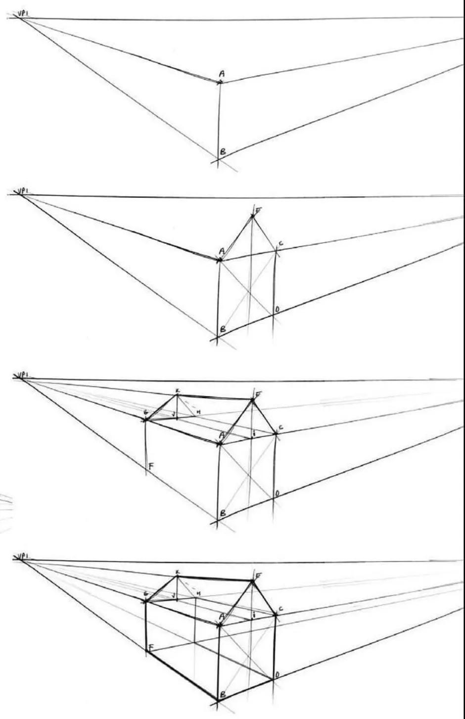 Перспектива Рисунок Карандашом Поэтапно Для Начинающих (111 Фото) .