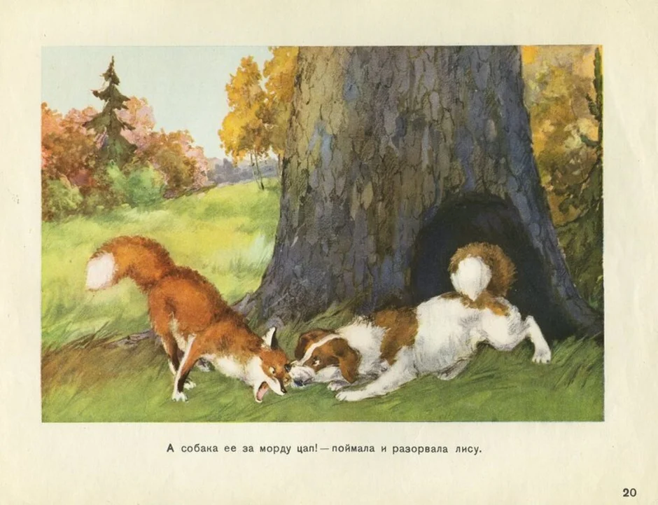 Картинка петух и собака