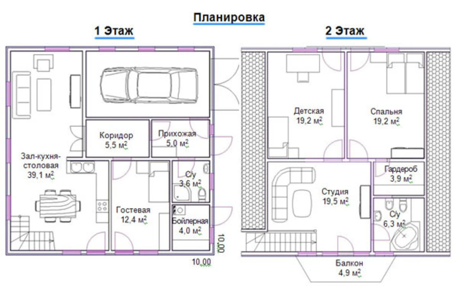 Как правильно рисовать план дома