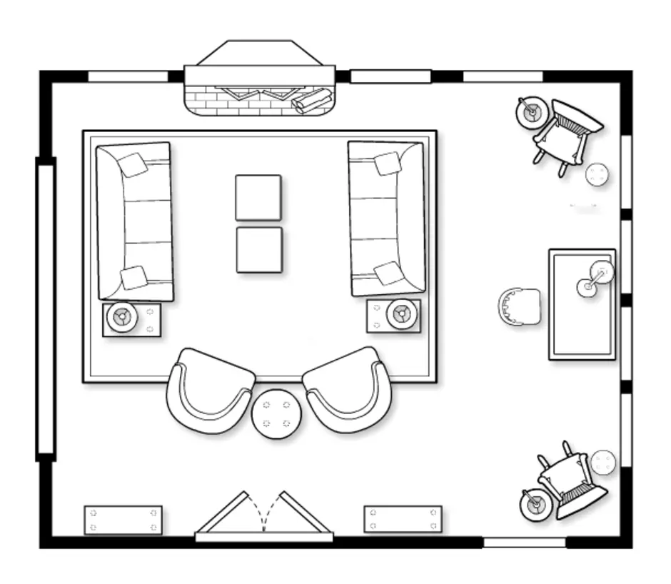 Рисунок план гостиной. Планировка общей комнаты. Общий план комнаты. План Living Room. Bedroom сверху план.