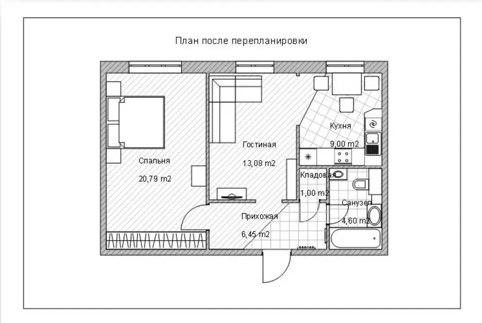 Технический чертеж квартиры