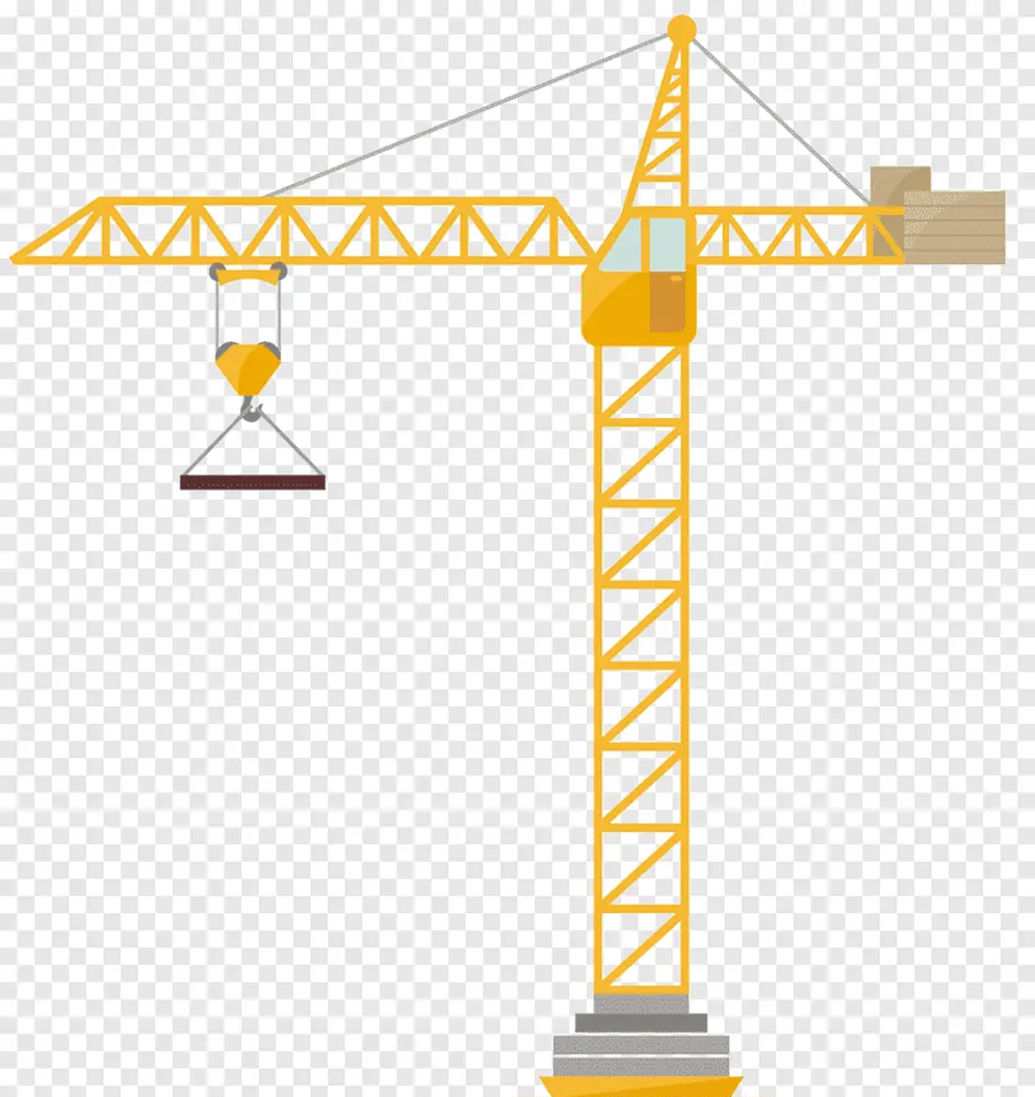 Подъемный кран рисунок для детей