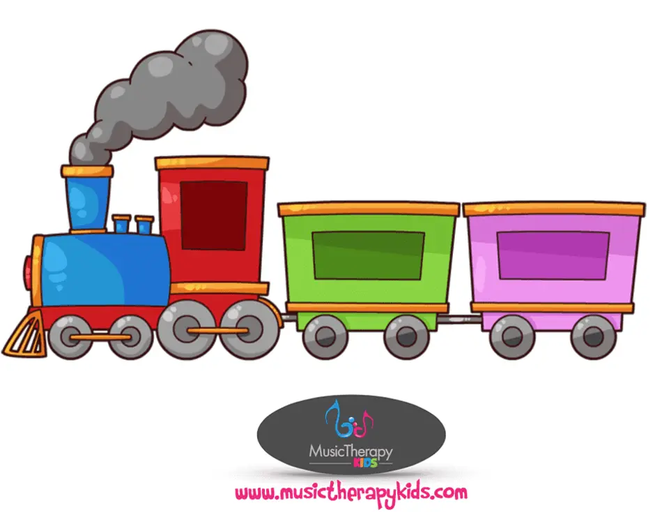 Рисунок поезда детский с вагонами (46 фото)