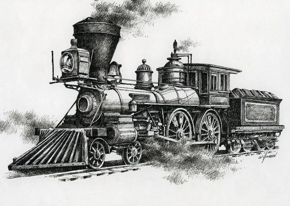 Из самовара пар валил как из паровоза. Паровой Дилижанс 1835. Гравюра американский паровоз 19 века. Старинный паровоз. Паровоз эскиз.