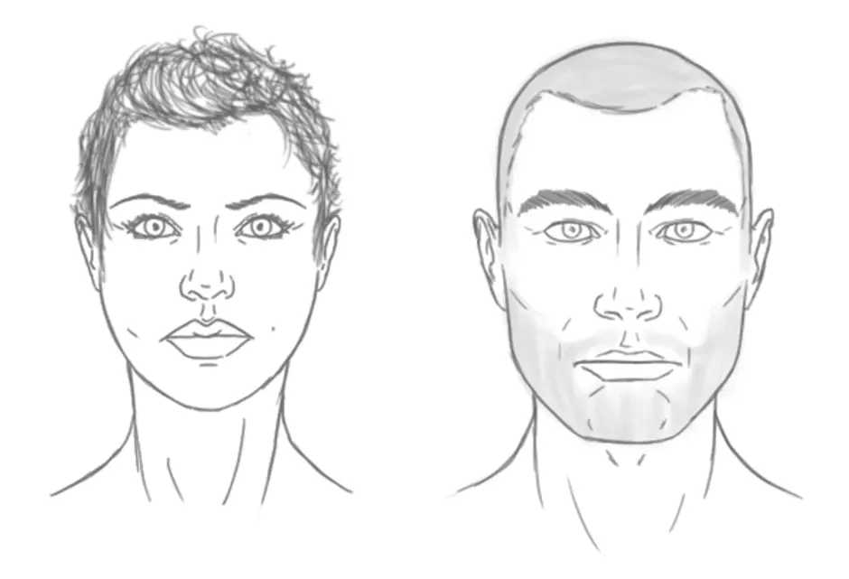 С какого возраста лица мужского пола. Человеческое лицо рисунок. Лицо для рисования. Макет лица. Мужские лица для рисования.