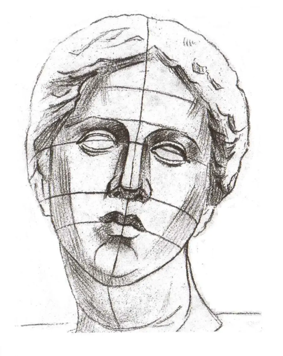 Портрет легкий 6 класс изо. Конструктивное построение головы. Конструкция головы в пространстве.