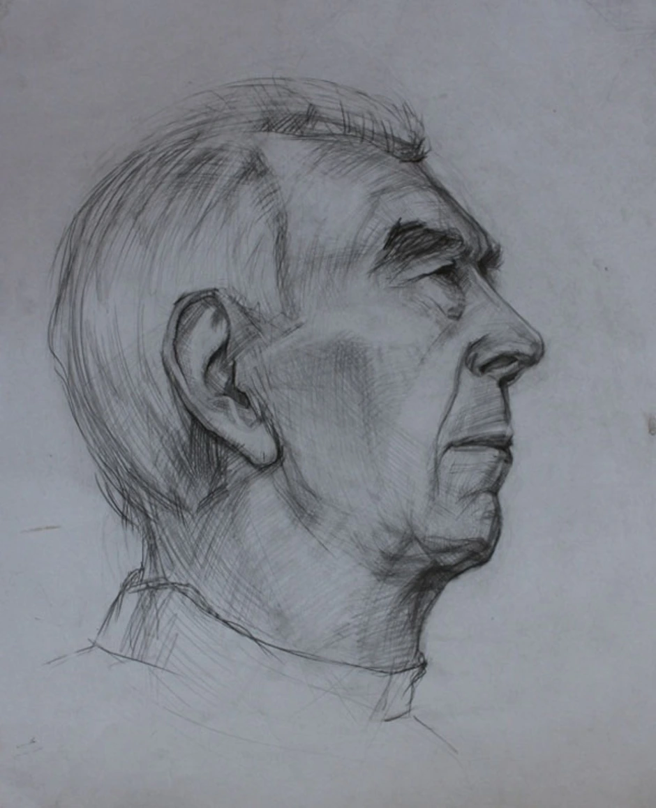 Создаем живописный портрет пожилого человека. Набросок пожилого человека. Академический портрет карандашом. Портрет пожилого человека карандашом. Академический стиль рисования.