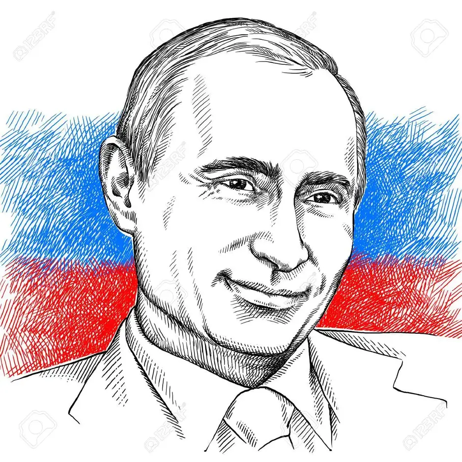 Владимир путин рисунок