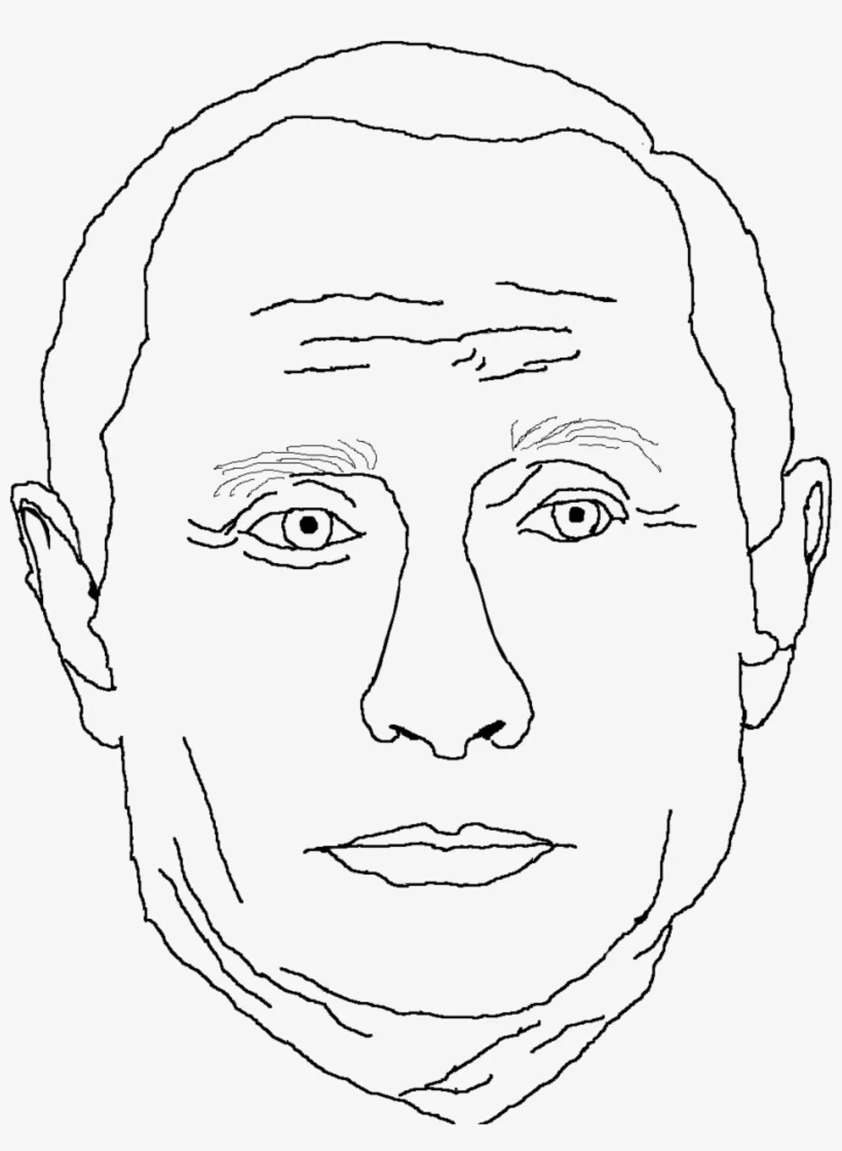 Путин портрет рисунок