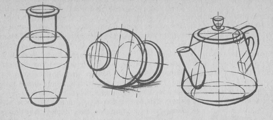 Строение кувшина схема карандаш