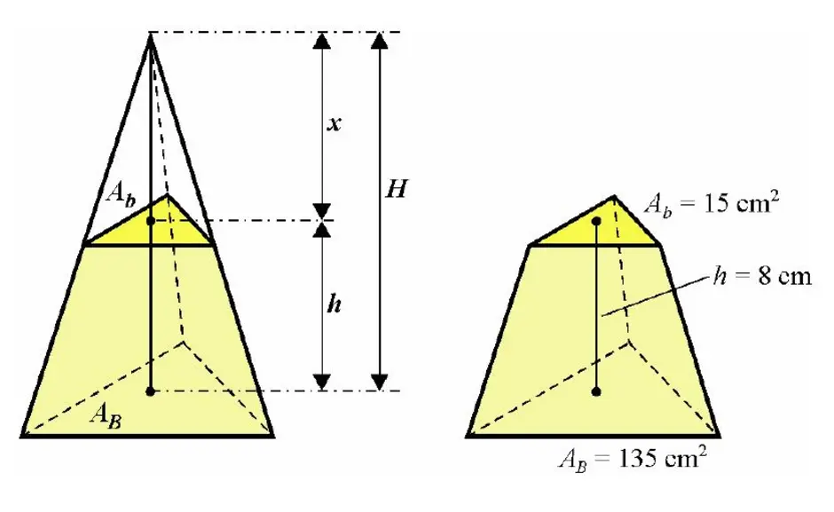 Усеченная треугольная пирамида рисунок