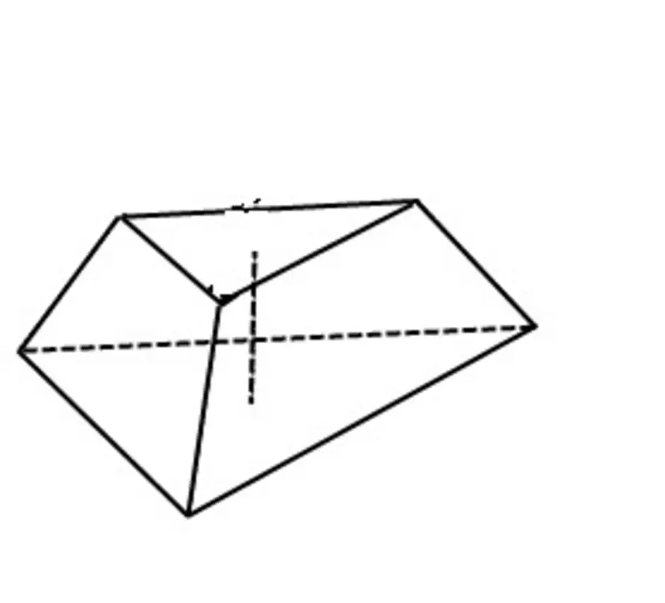 Усеченная треугольная пирамида рисунок