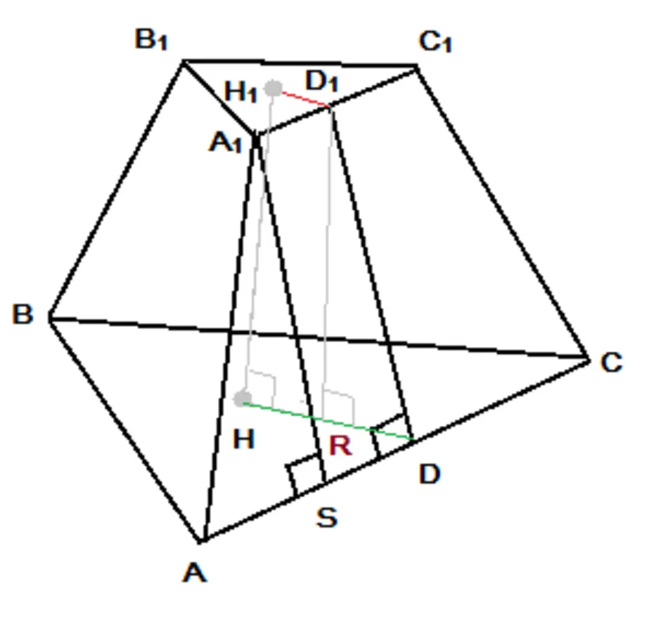 Усеченная треугольная пирамида рисунок