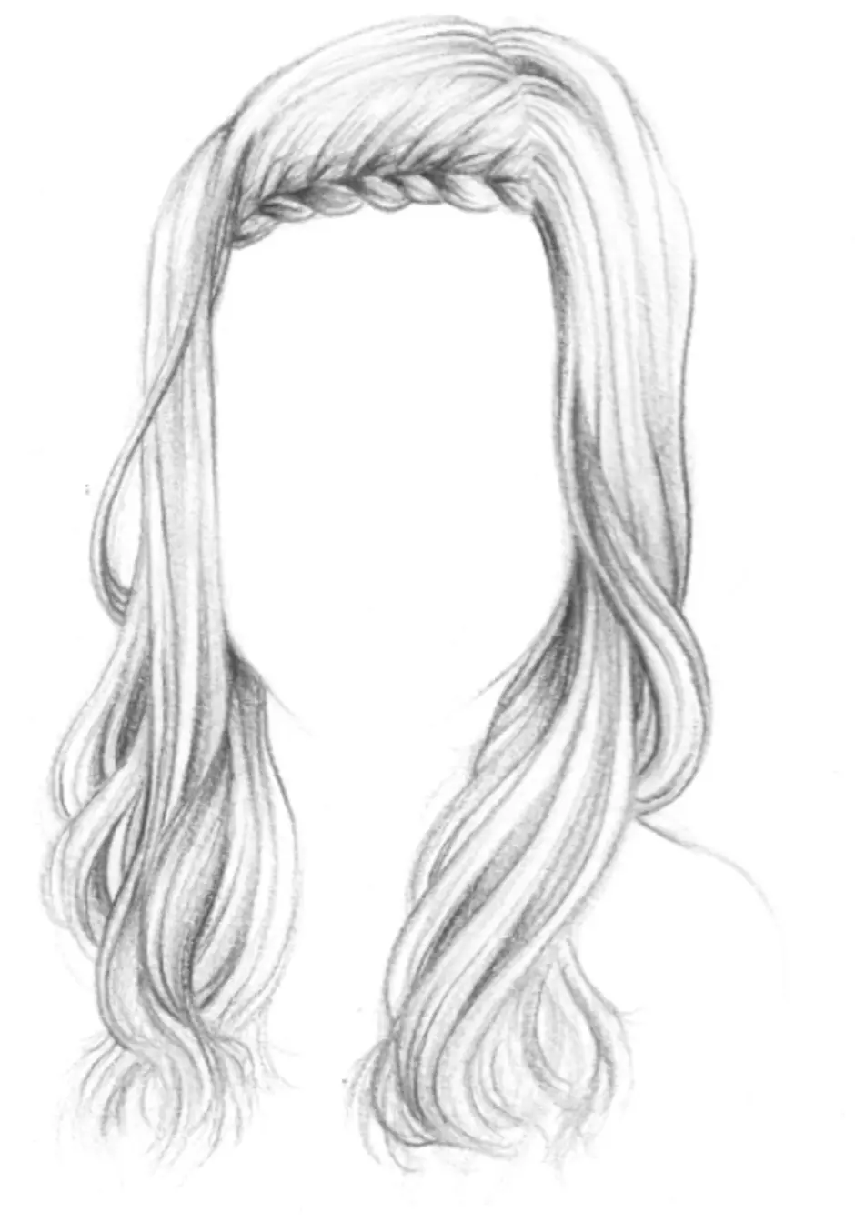 Удлиненный рисунок. Волосы карандашом. Волосы для срисовки карандашом. Волосы раскраска. Распущенные волосы карандашом.