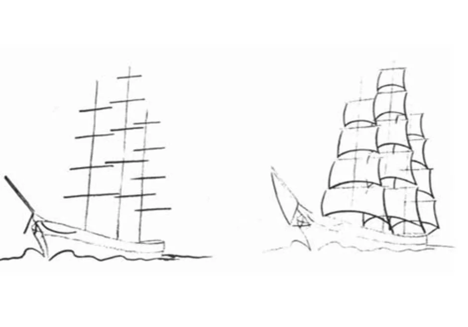 Алые паруса карандашом. Парусник рисунок карандашом. Корабль рисунок карандашом. Рисование карандашом парусник. Парусный корабль карандашом.