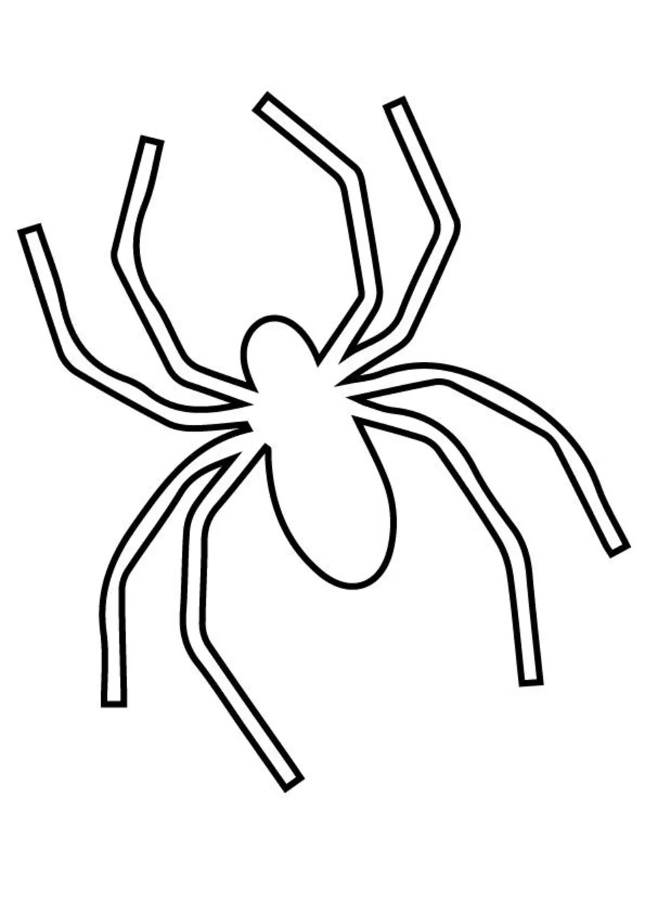 Трафарет паука