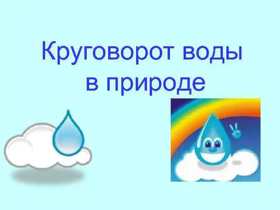 Проект путешествие водяной капельки