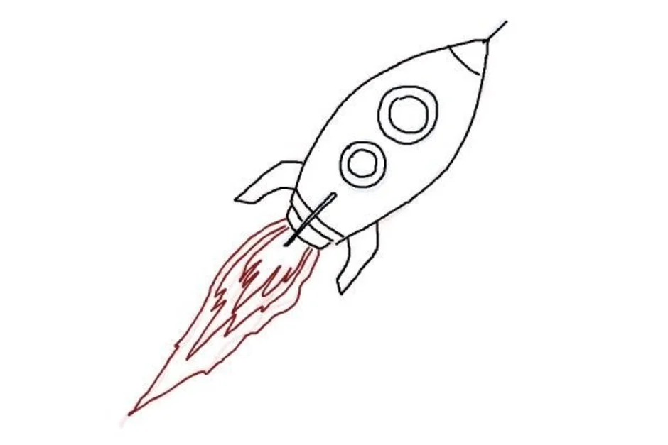 Нарисовать ракету поэтапно для детей. Рисование ракета. Поэтапное рисование ракеты. Ракета раскраска. Ракета рисунок для детей.