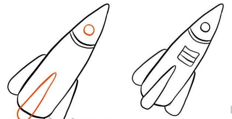 Нарисовать ракету поэтапно для детей. Рисование ракета. Поэтапное рисование ракеты. Ракета для рисования для детей. Поэтапное рисование ракеты для детей.
