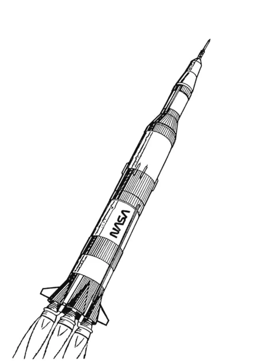 Рисунок ракеты союз