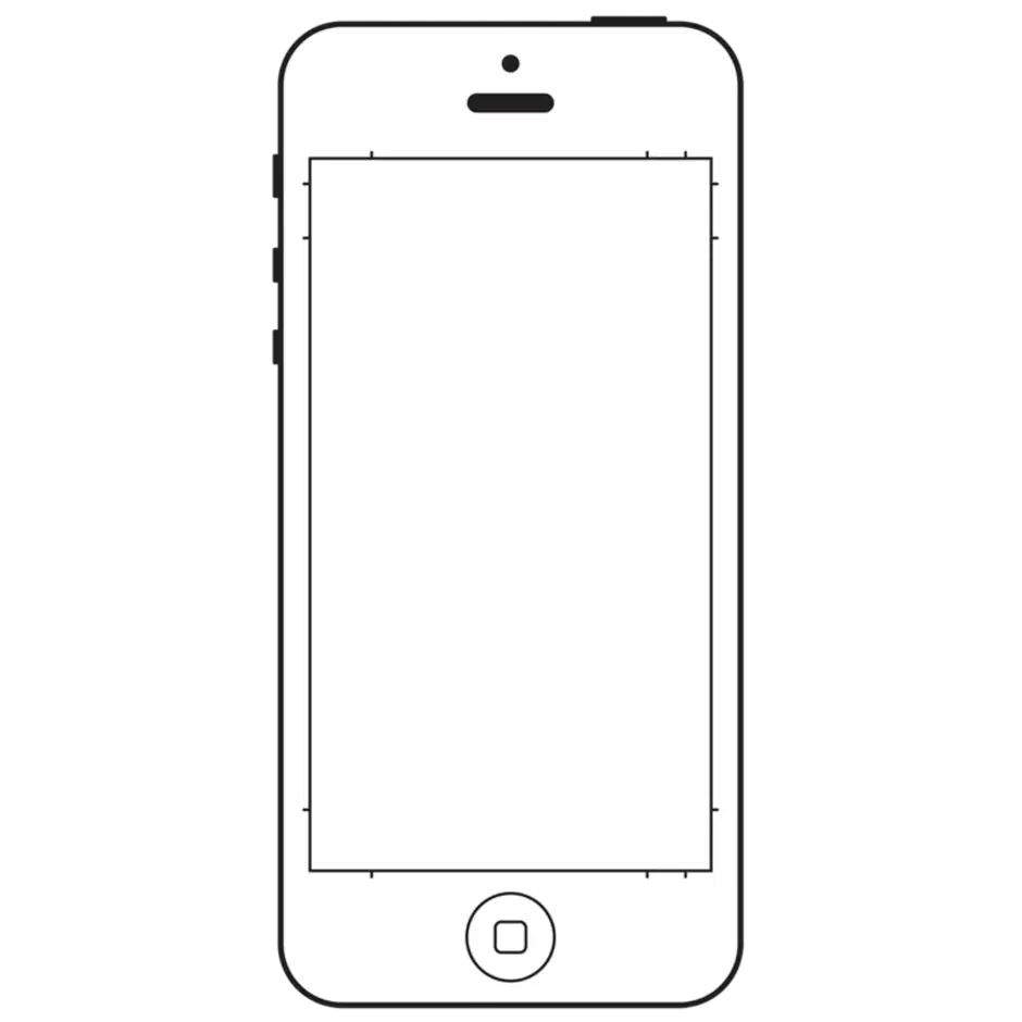 Раскраска смартфон. Раскраска айфон. Рисунки для срисовки айфон. Трафарет айфона.