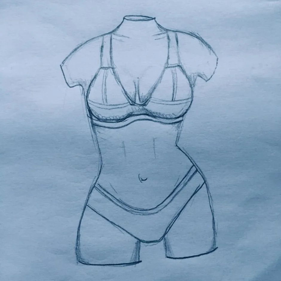Тело в ней легко. Фигура девушки рисунок. Женская фигура карандашом. Фигура девушки для срисовки. Торс женский для рисования.