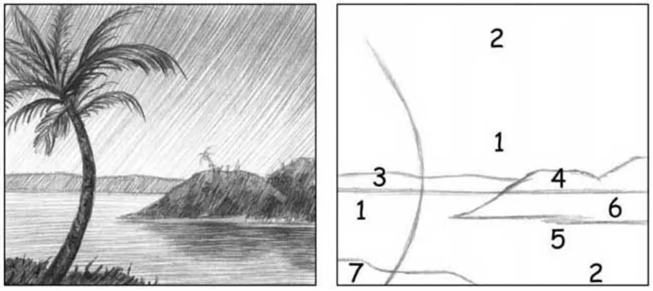 Рисовать пейзаж поэтапно для начинающих