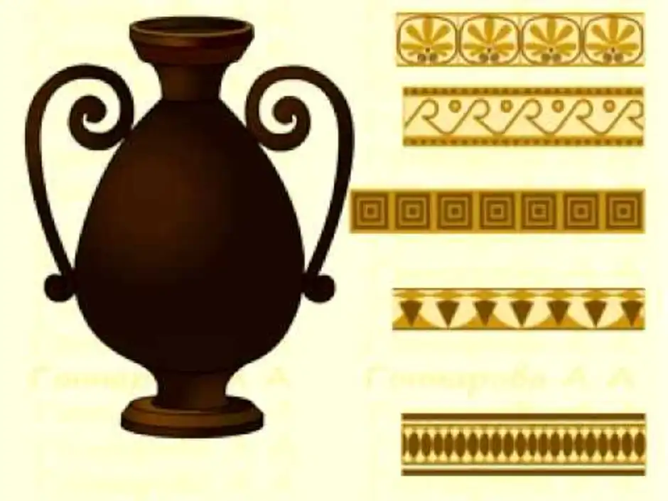 Древнегреческая вазопись орнаменты