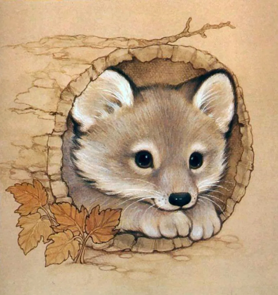 Картинки Как Нарисовать Милых Животных