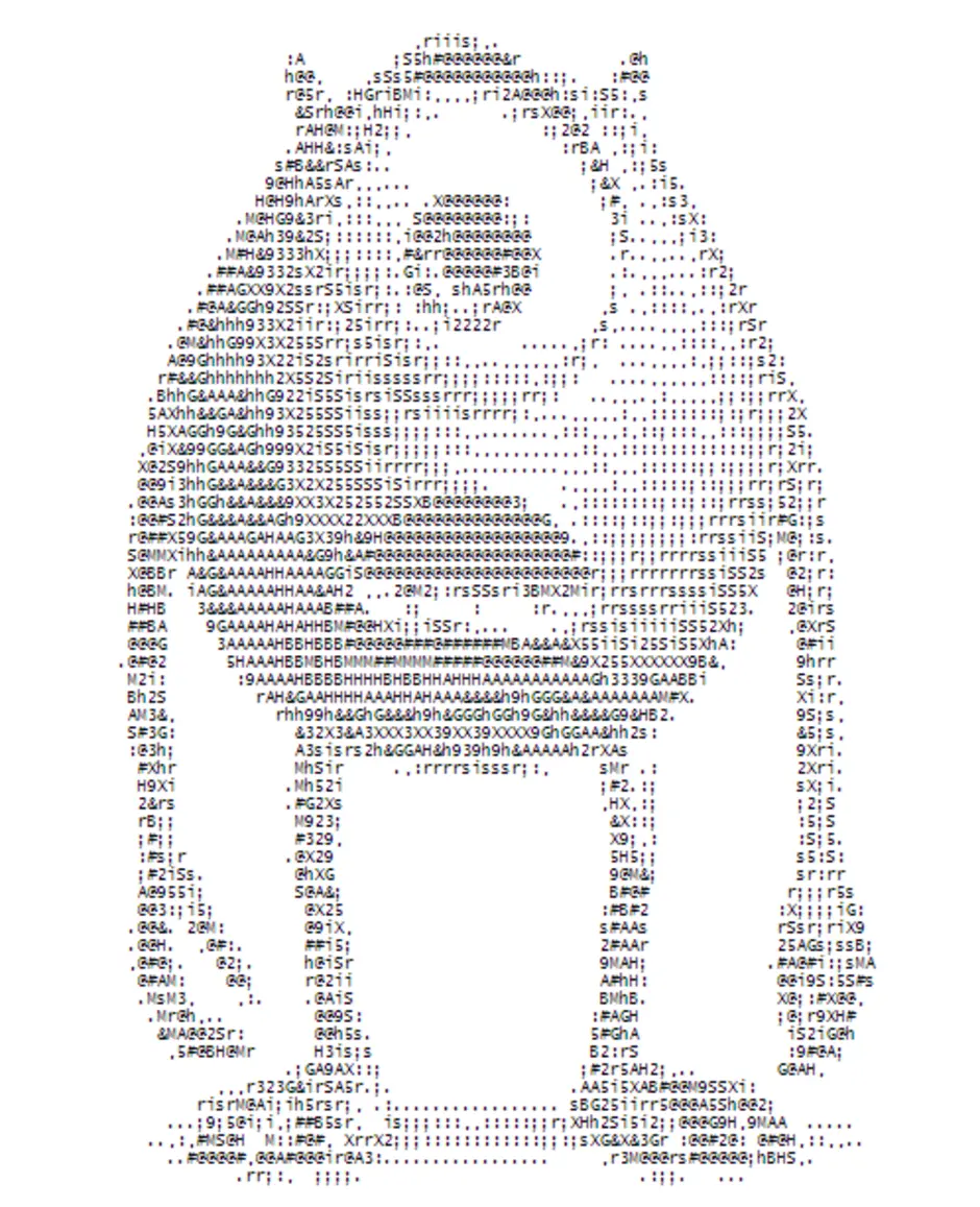 Ascii рисунки создать онлайн