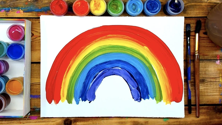 Изображения по запросу Детский рисунок красками