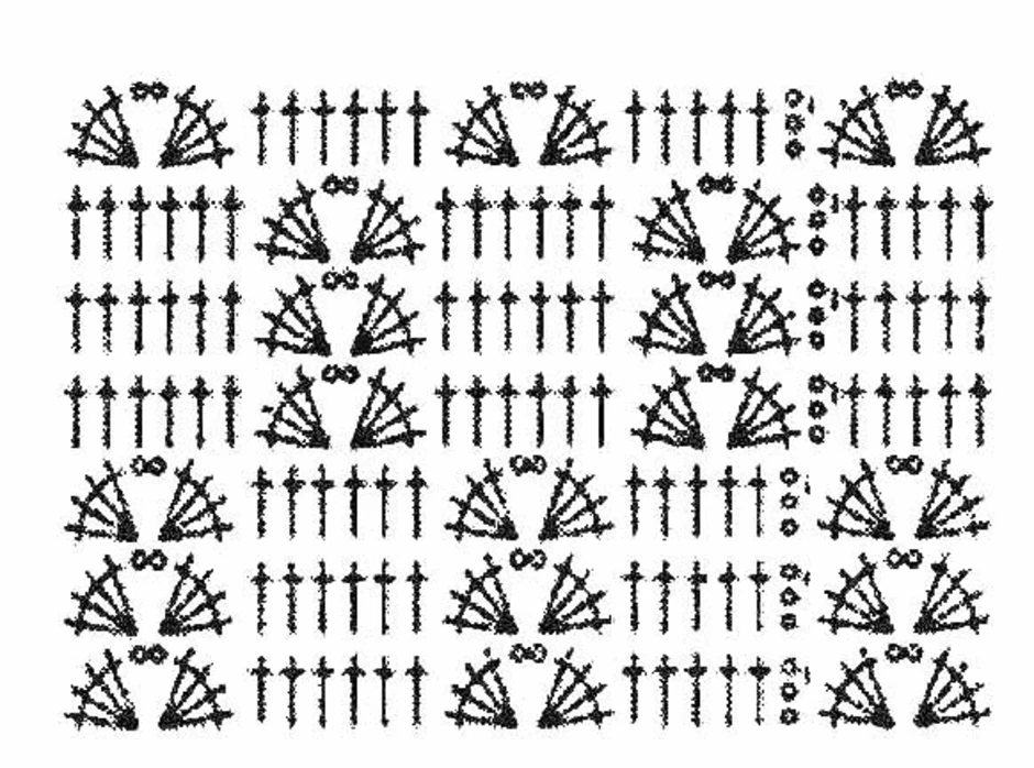 Схемы узоров крючком для вязания жакетов