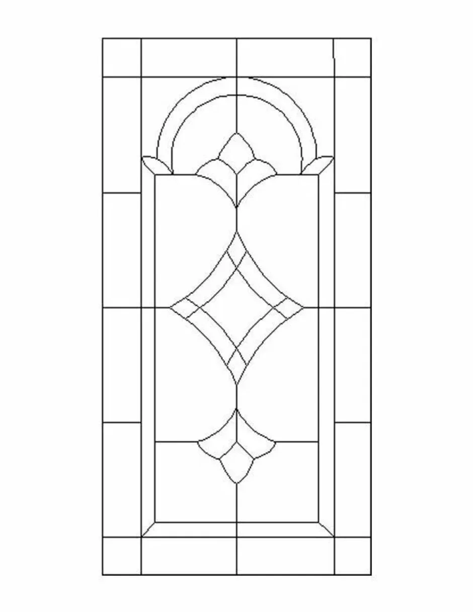Рисунок витражного стекла 5 класс