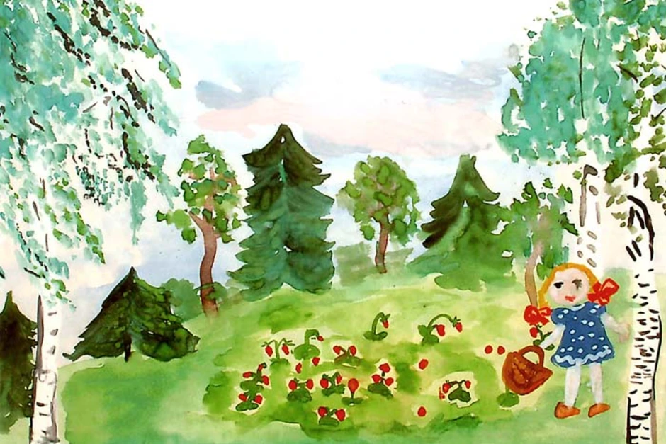 Шагай за лес. Лес рисунок. Рисунок на тему природа. Детские рисунки природы. Рисунок на тему лес.
