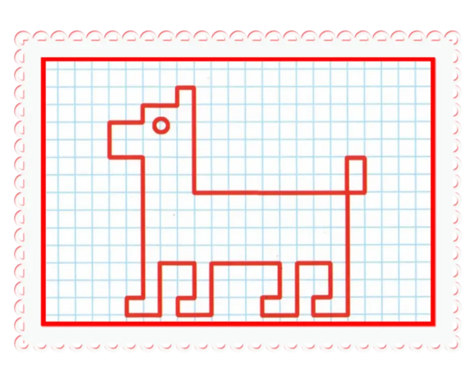 Прыгал по клетке. Рисование по клеткам. Рисование по клеточкам для детей. Фигуры из клеточек. Рисование по квадратикам для детей.