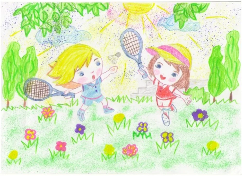 Лучший день каникул. Летний рисунок для детей. Рисунок на тему лето. Лето рисунок для детей. Рисование на тему лето.