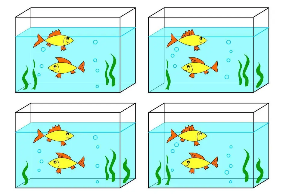 Рыбки в аквариуме картинки рисунки