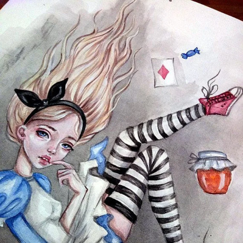 Рисунок про алису. Алиса в стране чудес рисунок. Нарисовать иллюстрацию к сказке Алиса в стране чудес. Алиса в стране чудес для срисовки. Алиса в стране чудес рисунок легкий.
