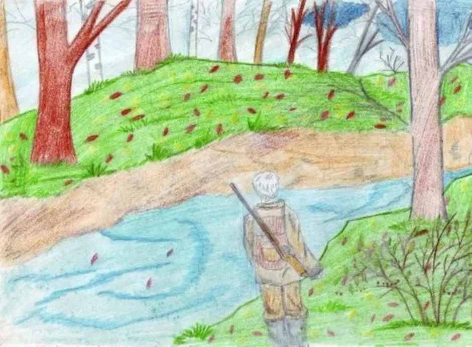 Иллюстрация к произведению васюткино озеро